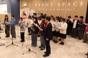 三条看護・医療・歯科衛生専門学校が「イオンそよら三条須頃」で「HOSP!ひめさゆり音楽祭」