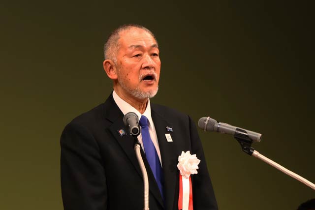 田辺会長のあいさつ