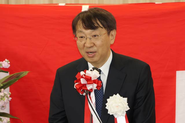 県立吉田病院改築工事の安全祈願祭と起工式