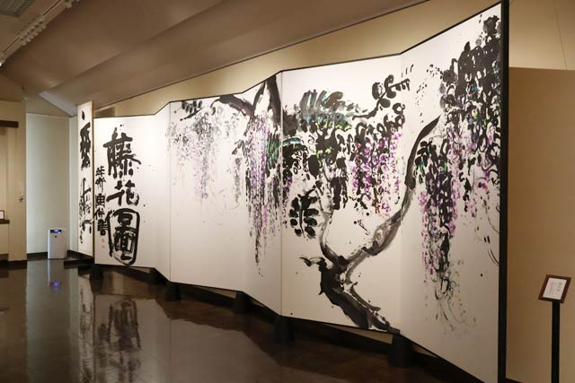 「藤花図」