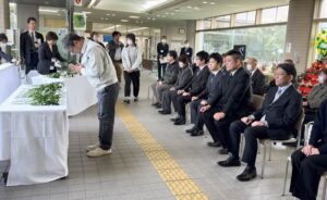 東日本大震災から15年で三条市が最後の黙とう・献花 3月11日に総合福祉センターで