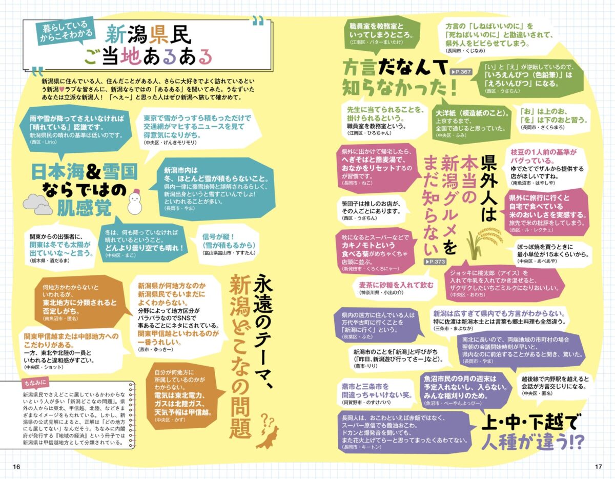「あるある！」と思ったあなたは、新潟人！？