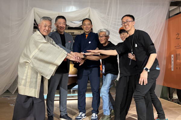 台湾コアメンバーチームと、長谷川会長と玉川副会長