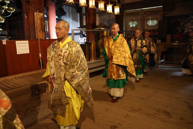 御開帳の法要