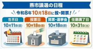 燕市議選日程