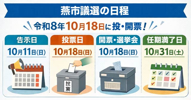 燕市議選日程