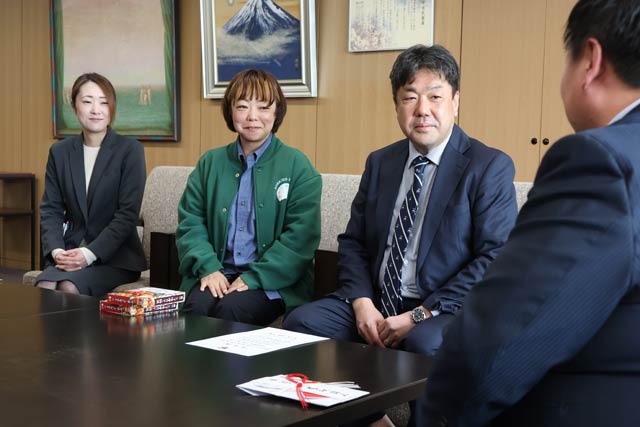 佐野市長と歓談