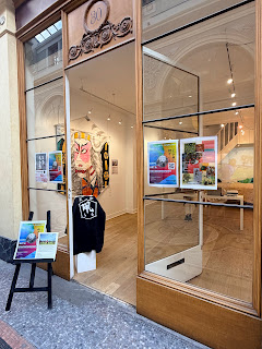 ギャラリーヴィヴィアンヌでの三条凧合戦展