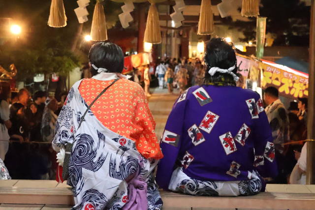 戸隠神社春季例大祭の万灯