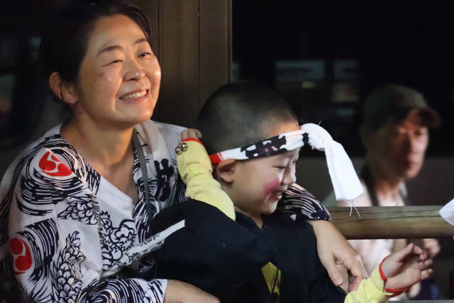 戸隠神社春季例大祭の万灯