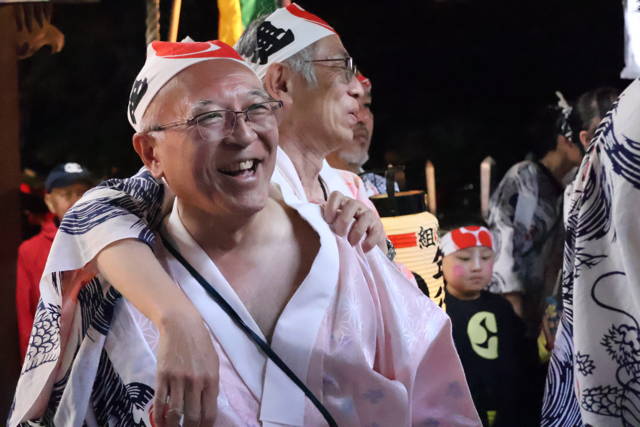 戸隠神社春季例大祭の万灯