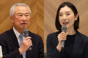 【田上町】正午までに町長選は佐野氏と今井氏、町議補選は高取氏が立候補届け出