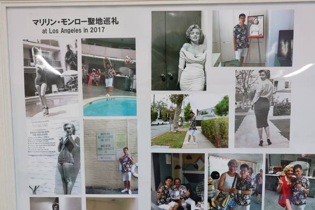 青木さんのモンロー聖地巡礼の写真集