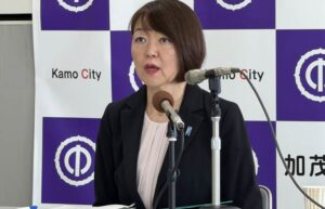 3カ月ぶりに藤田明美加茂市長の定例記者会見 田上町長選の所感も クーリングシェルター、加茂市消防演習、防災士養成講座、出水期のお願い