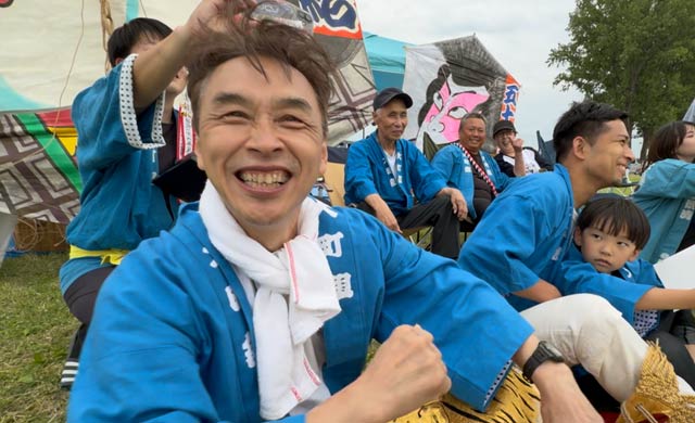 大町組景清代表の韮沢さん