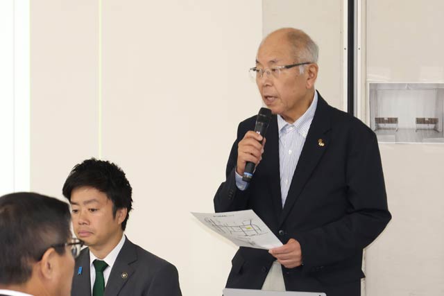 三条夏まつり協賛会長の兼古耕一三条商工会議所会頭