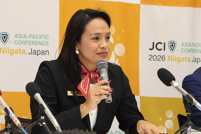 ボリビア出身のアレハンドラ・カスティージョ国際青年会議所会頭