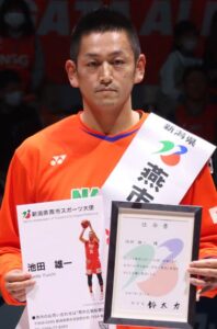 燕市スポーツ大使の池田雄一さんがアルビBBのアシスタントコーチ就任へ