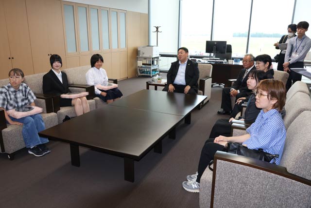 佐野市長と歓談