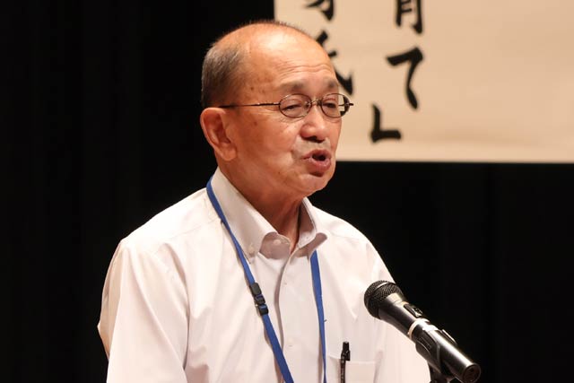 三条市青少年育成市民会議の韮澤会長