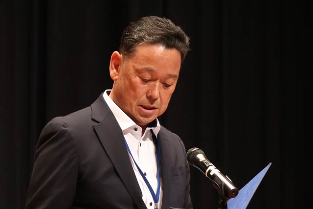 三条市青少年指導委員会の西沢会長