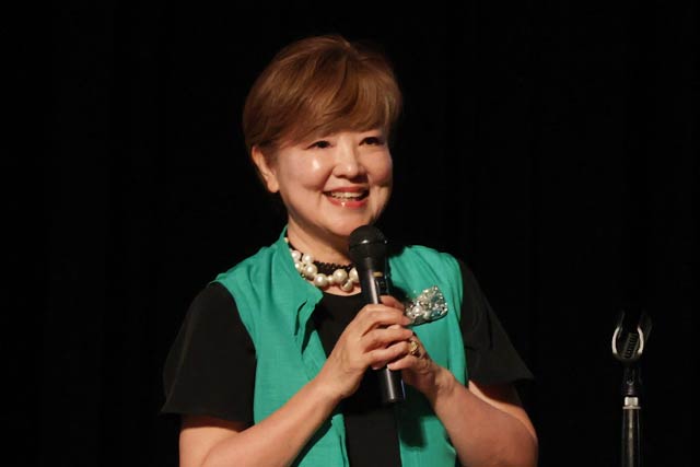 三条市青少年健全育成市民大会で後援する菅生好身さん