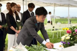 7.13水害から22年　三条市の滝沢市長「災害に強い三条市を市民とともに」　風化防止と防災意識向上を誓う