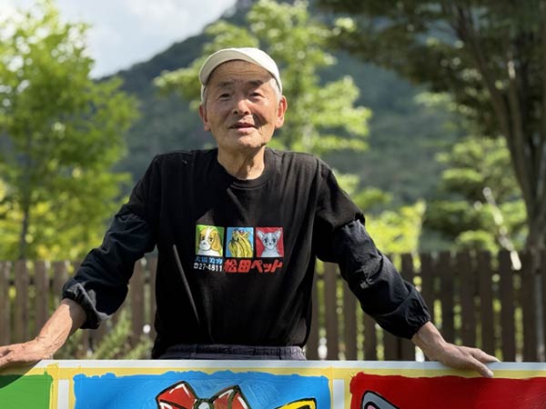 二代目看板絵師・青柳謹一さん