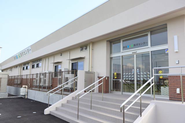 新施設の建物正面
