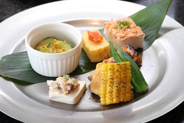 すべて麒麟山酒造の酒かすを使った料理を提供