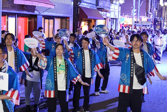 三条夏まつり民謡踊り流し