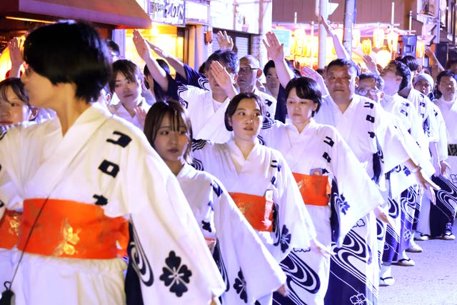三条夏まつり民謡踊り流し