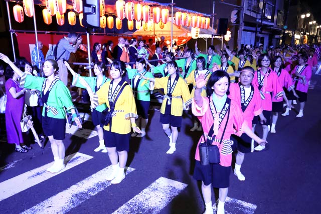 三条夏まつり民謡踊り流し
