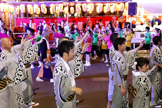 三条夏まつり民謡踊り流し