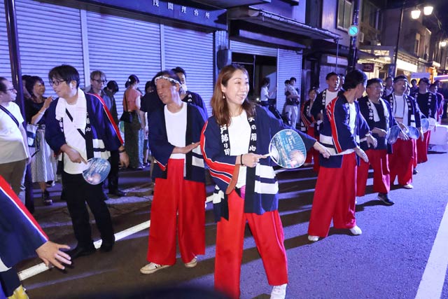 三条夏まつり民謡踊り流し