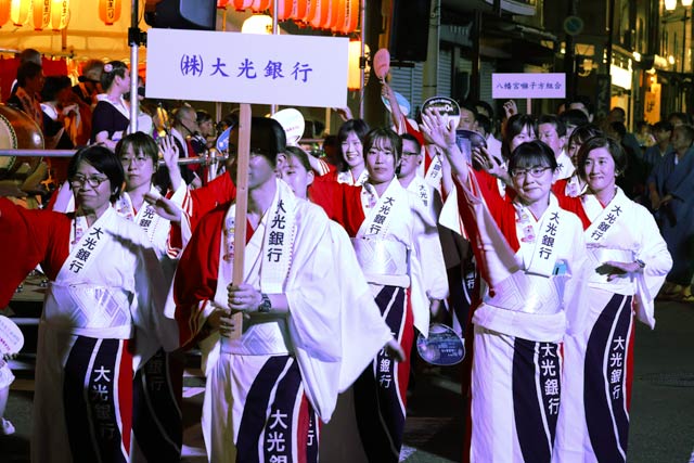 三条夏まつり民謡踊り流し