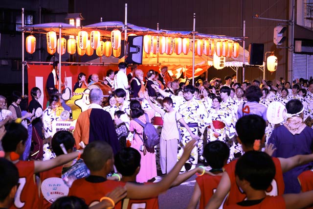 三条夏まつり民謡踊り流し