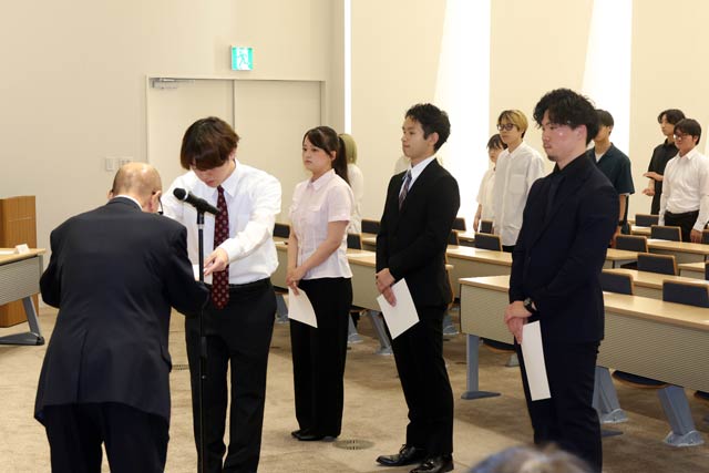 2026年度高波龍風奨学金奨学生認定式