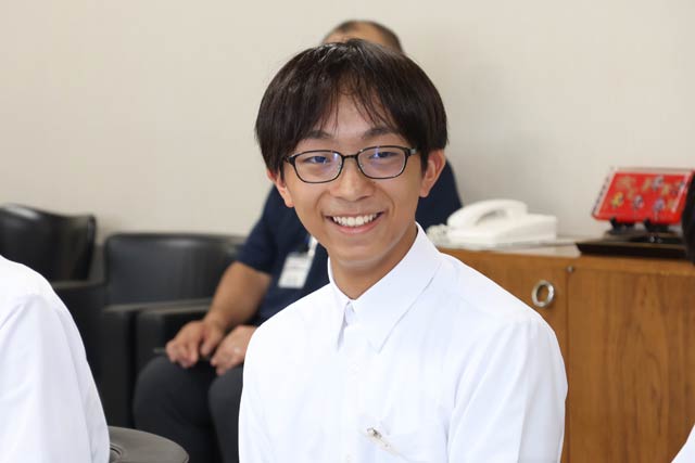 男子4×100メートルフリーリレーの坂井佑さん