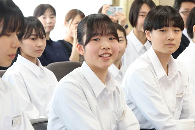 第三中女子バスケットボール部キャプテンの星野六花さん