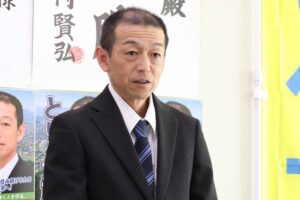 【燕市議選】新人の鳥部一彦氏が立候補を正式表明　「現場の声を市政に」