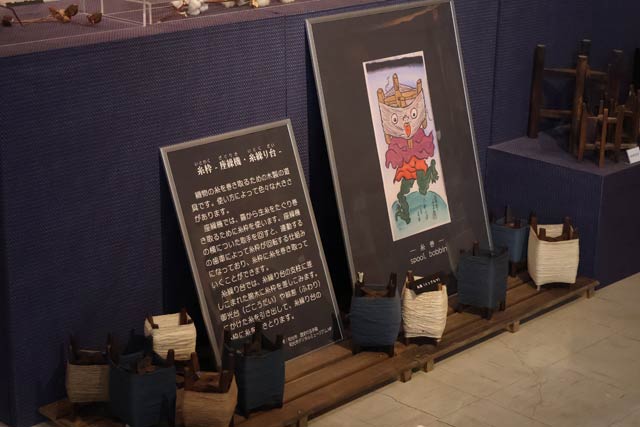 見附市民俗文化資料館「みつけ伝承館」で器物とあわせて付喪神の作品を展示