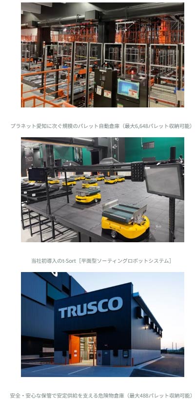 トラスコ中山のHC東日本物流センター