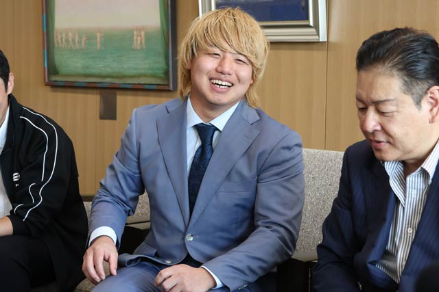 佐野市長と歓談