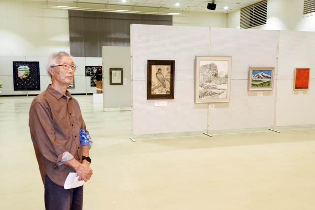 加茂美術協会の泉田会長