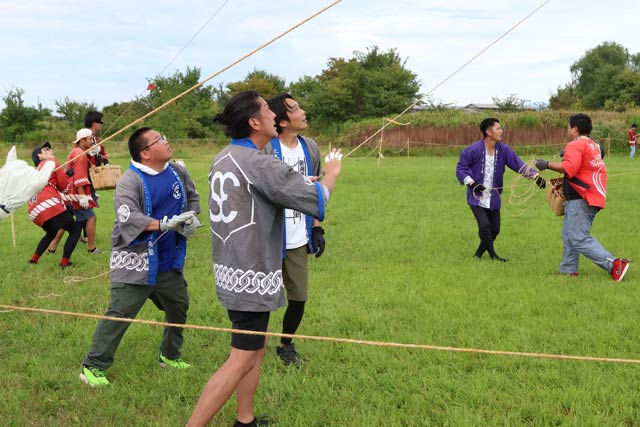 三条凧合戦 秋季大会1日目
