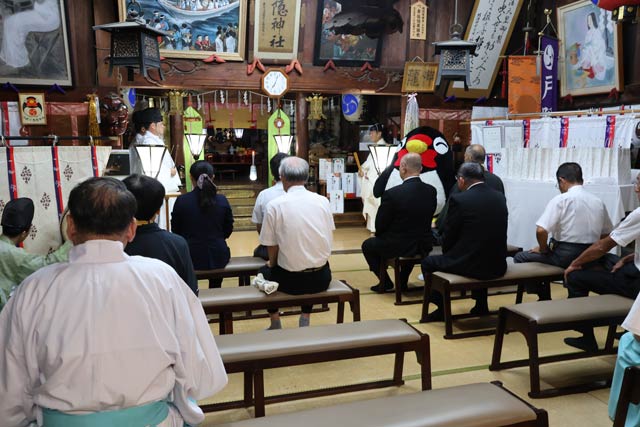 戸隠神社秋季祭礼の宵宮祭