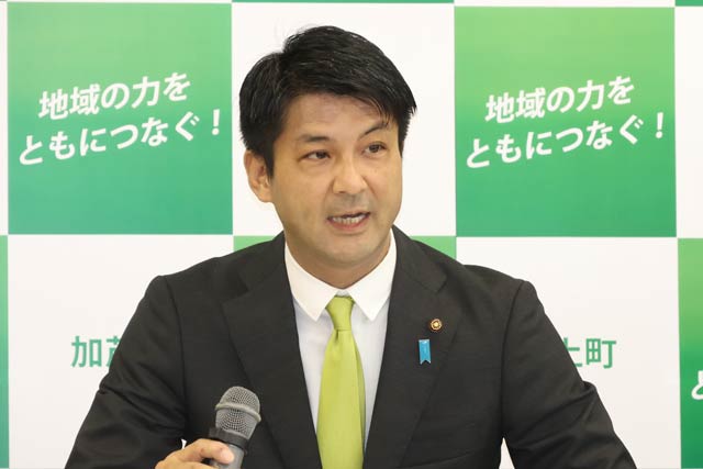 出馬の意向を表明する森氏