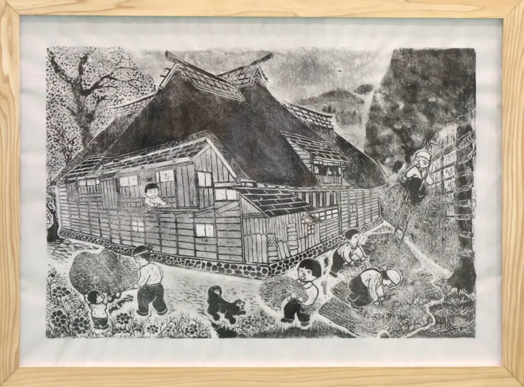 市展賞 坂上時平さん(加茂市)「農村」