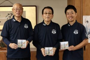 「孫に負けてられない」と孫が命名した「八十里越天空大橋」を長橋正宣さんが作詞、西けんじさんが歌ってCDに